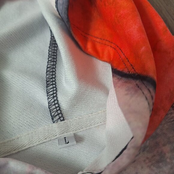 💙 Abstract Hoodie Colorful Medium Thickness Size L - Picture 5 of 7